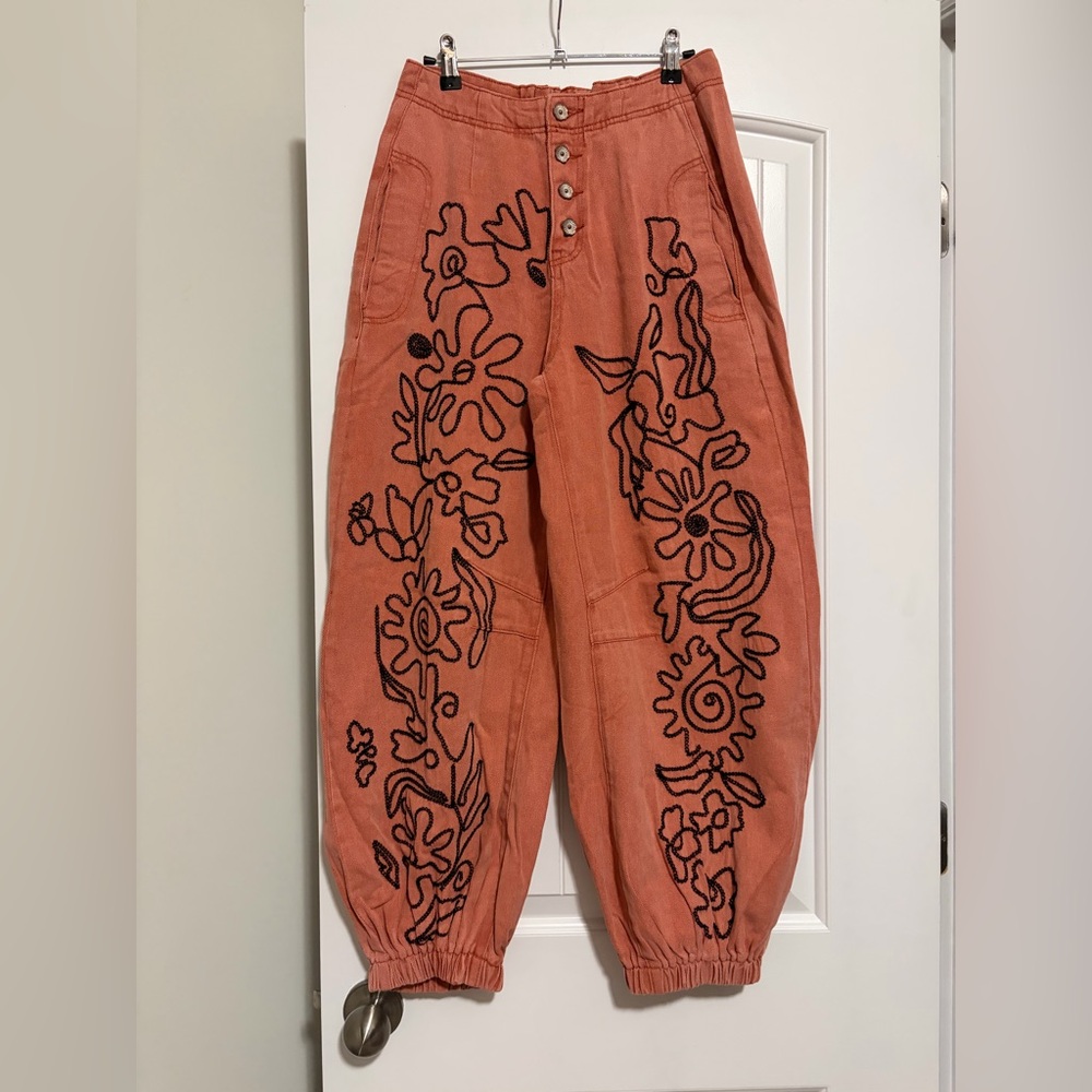 POL Embroidered Pants